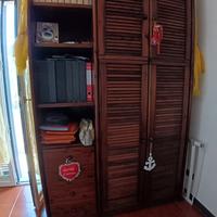 cameretta marinara in legno massiccio completa  