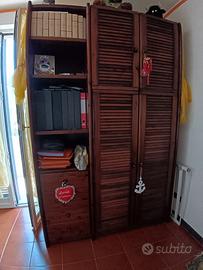 cameretta marinara in legno massiccio completa  