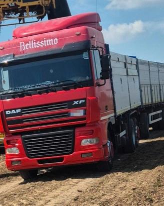 2 Daf xf95 480 trilaterale - 3 rimorchi bilaterali