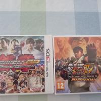 lotto 2 giochi nintendo 3ds street fighter tekken