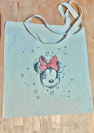Borsa in tela dipinta a mano 🌺 Minnie