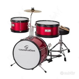 Batteria acustica junior Soundsation ROSSA