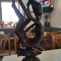 Scultura in legno pregiato 