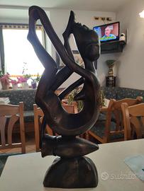 Scultura in legno pregiato 