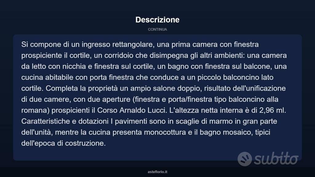 Appartamento – Napoli, Rione Vasto, Municipalità 4 - Vista 5