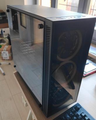 Case ATX Sharkoon GT4 doppio cristallo + 4 ventole