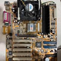 Asus p4x400 combo pc vintage pentium 4 completo