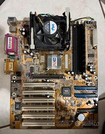 Asus p4x400 combo pc vintage pentium 4 completo