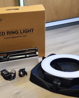 Ring Light GEEKOTO luce circolare LED regolabile