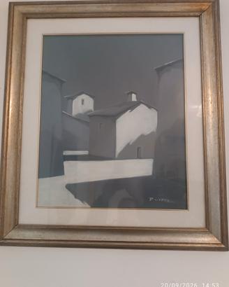 quadro ad olio su tela minimalista