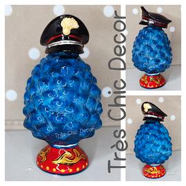 Pigna Portafortuna in Ceramica Carabinieri