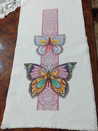 pannello ricamato da incorniciare