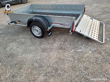 CARRELLO RIMORCHIO CRESCI PT6C CON RAMPA SALITA