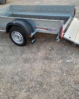 CARRELLO RIMORCHIO CRESCI PT6C CON RAMPA SALITA