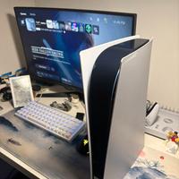 Playstation 5 + 1 Controllo bianco nuovo