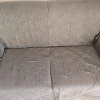  divano due posti grigio 