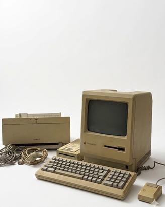 Apple Macintosh Plus FUNZIONANTE + Accessori 1986