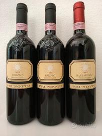 Prunotto Barolo DOCG 98 e Barbaresco  1997