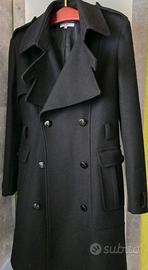 Versace Jeans Couture - Cappotto Nero - Lana - Tag
