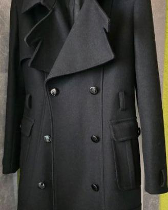 Versace Jeans Couture - Cappotto Nero - Lana - Tag