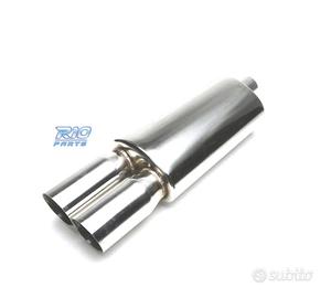 SCARICO UNIVERSALE IN ACCIAIO INOX A DOPPIA USCITA