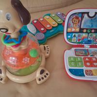 Giochi Clementoni Laptop Xilodino e Trottola Doggy