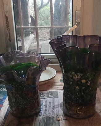 vasi vintage murano due 