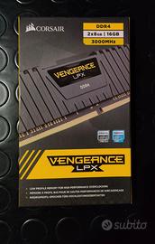 Kit Ram DDR4 3000 mhz corsair vengeance nere