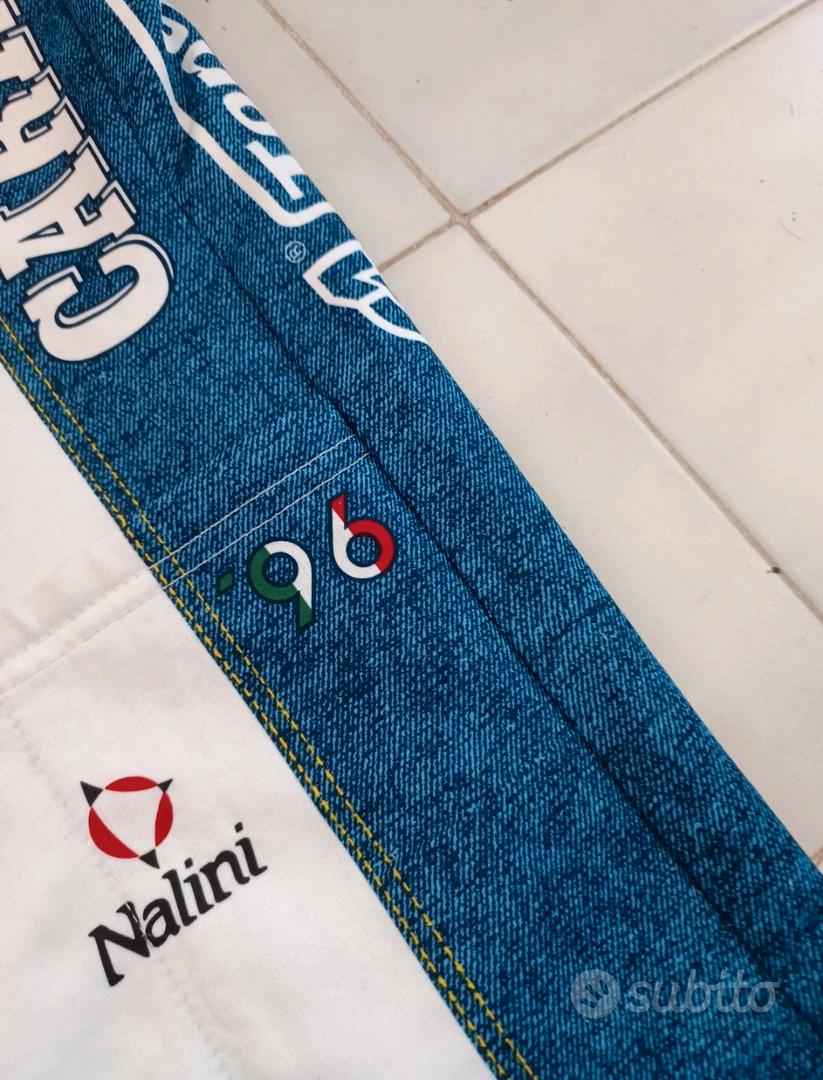 Maillot Cyclisme Vintage Nalini - Team Carrera 1996 - Pantani Chiappucci - Taille 8