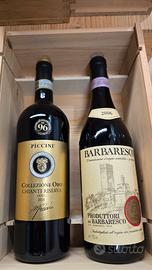 vino Barbaresco + Piccini