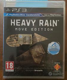 Heavy rain per ps3 nuovo ancora pellicolato