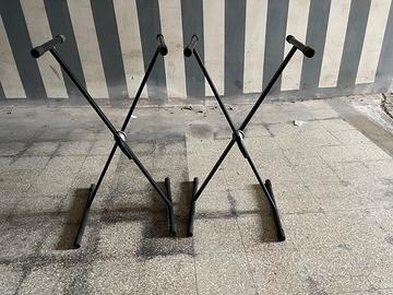 Supporto tastiera  bespeco speedy lock coppia