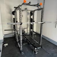 LACERTOSUS PRO Power Rack Monster Set + Panca + Pa