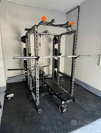 LACERTOSUS PRO Power Rack Monster Set + Panca + Pa