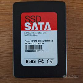 Hard disk 2TB 2.5" Sata nuovi