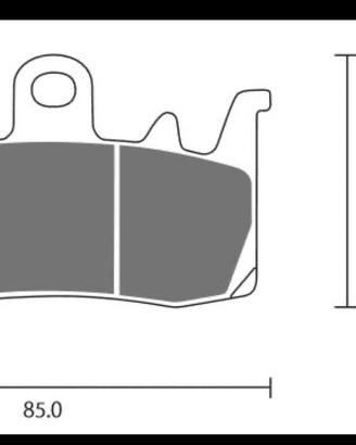 Pastiglie Racing ZCOO B007EX (kit 2+2)