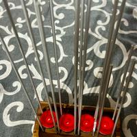 Porta capsule caffe artigianale con base legno