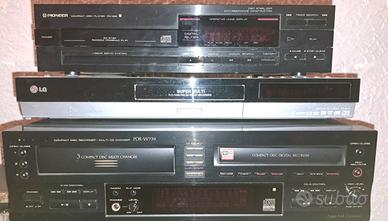 3 lettori CD e DVD pezzi ricambio