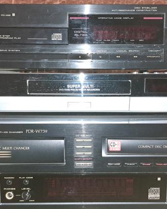 3 lettori CD e DVD pezzi ricambio