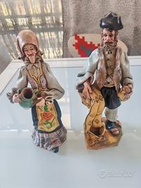 Coppia Sardi ceramiche Massidda
