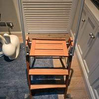 Scala Foppapedretti legno guardaroba 3 scalini