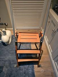 Scala Foppapedretti legno guardaroba 3 scalini