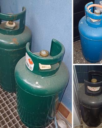 4 bombole gas vuote