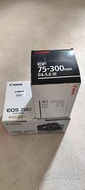 Canon EOS 350D + teleobiettivo zoom Canon 300mm