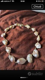 Collana perle barocche
