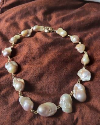 Collana perle barocche