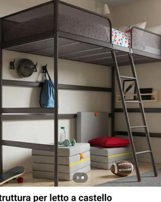 Soppalco per letto a castello ikea