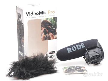 MICROFONO RODE VIDEOMIC PRO RYCOTE. GARANZIA.