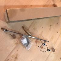 Giraarrosto in acciaio x forno