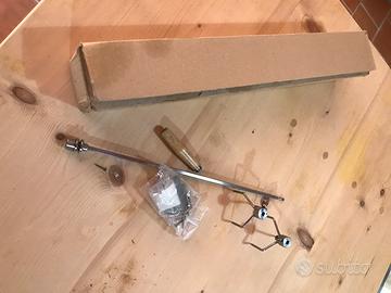 Giraarrosto in acciaio x forno